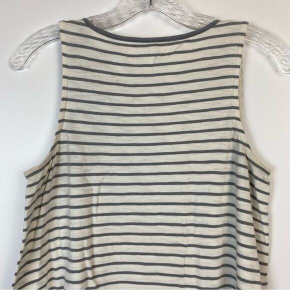 Madewell Forward-Seam Tank Top Gray Stripe Size Small - Picture 9 of 11